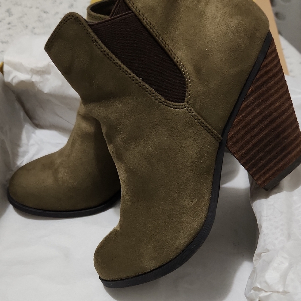 Mix No. 6 Suede Heeled Boots